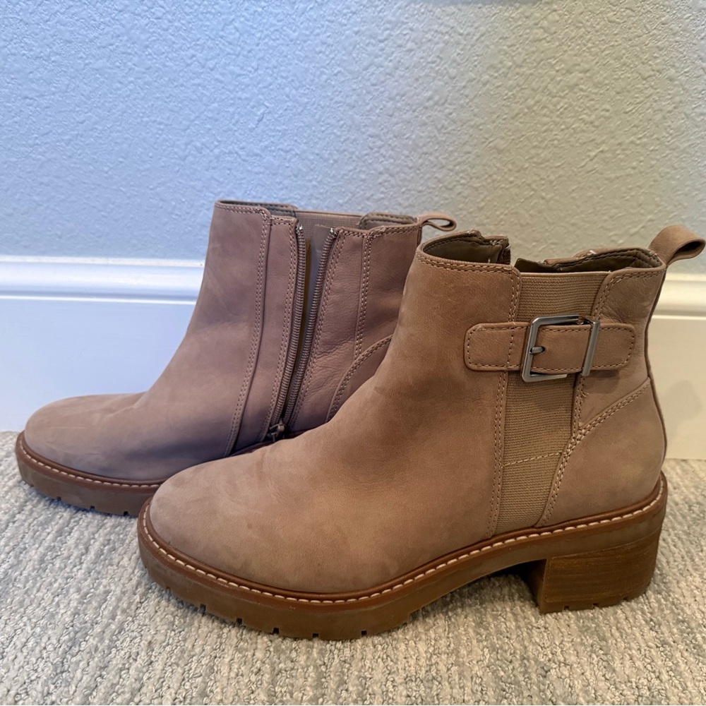 Alex Marie Tan Suede Bootie